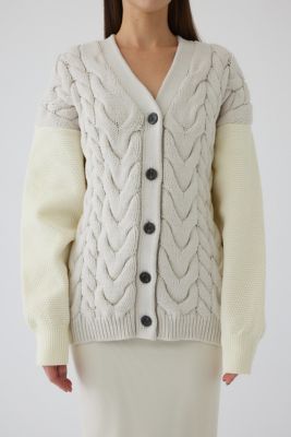 RIM.ARK (Women)/リムアーク Pattern combination knit CD(460ISS70-0311) ライトグレー161 トップス【三越伊勢丹/公式】