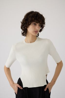 Ｒｏｕｎｄ　ｈｅｍ　ｋｎｉｔ　ｔｏｐｓ（４６０ＩＳＳ７０－１３４１）