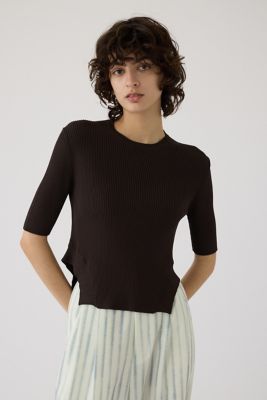 Ｒｏｕｎｄ　ｈｅｍ　ｋｎｉｔ　ｔｏｐｓ（４６０ＩＳＳ７０－１３４１）