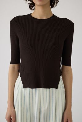 Ｒｏｕｎｄ　ｈｅｍ　ｋｎｉｔ　ｔｏｐｓ（４６０ＩＳＳ７０－１３４１）