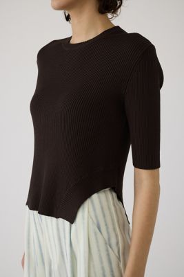 Ｒｏｕｎｄ　ｈｅｍ　ｋｎｉｔ　ｔｏｐｓ（４６０ＩＳＳ７０－１３４１）