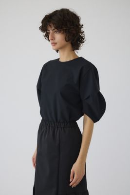 Tuck sleeve design cut tops