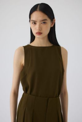 Georgette sleeveless tops（460JAL30