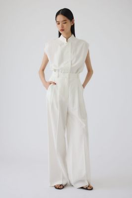 Linen mix slacks（460JAL31－0441） | RIM