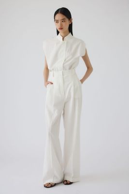 Linen mix slacks（460JAL31－0441） | RIM
