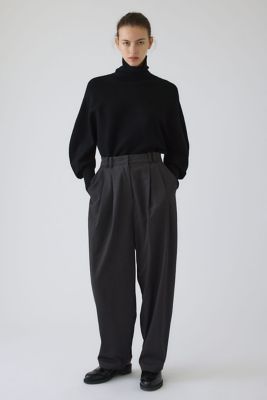 W tuck wide slacks（460JAL31－2101