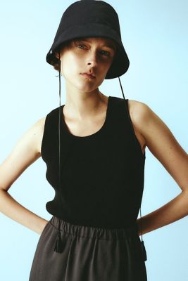 UNI SPLIT BUCKETHAT 新品タグ付き　しま Suiting bucket hat（460JAN55－0091