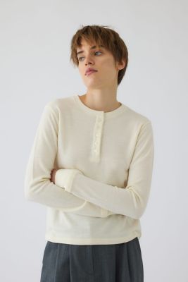 Essential henley cut tops（460JAN80 