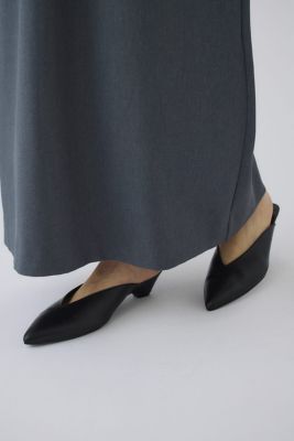 RIM.ARK edge low heel shoes ミュール　パンプス　37 Pointed toe mule（460JAS50－0831） | RIM