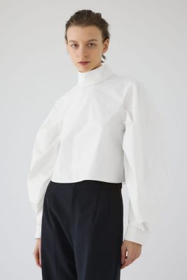 ＜RIM.ARK (Women)＞Ｆｏｌｄｅｄ　ｎｅｃｋ　ｔｕｃｋ　ｂｌｏｕｓｅ（４６０ＪＳＬ３０－０３９１）