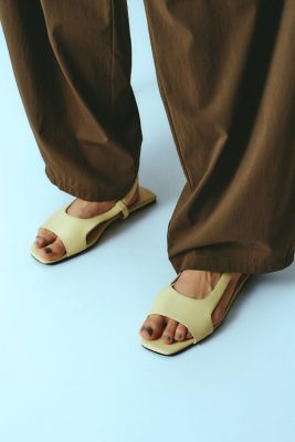 Minimal leather sandal（460JSL50
