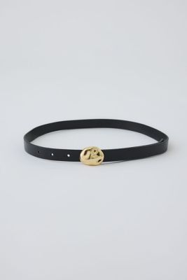 Stone motif leather belt（460JSL55