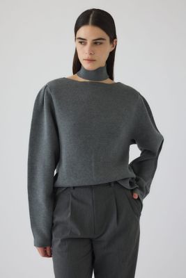 Neck parts knit tops（460JSL70－0381