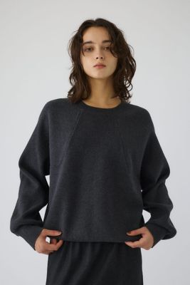 RIM.ARK (Women)/リムアーク Elastic touch basic knit(460JSL70-2371) グレー160 トップス【三越伊勢丹/公式】