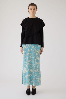 Layered gather cut tops（460JSL80
