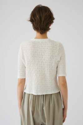 Shirring lace compact tops 