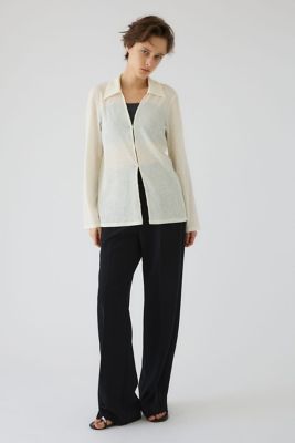 Sheer lace hook tops（460JSL80－2391