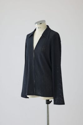 Sheer lace hook tops（460JSL80－2391
