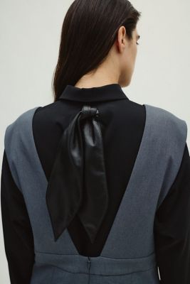 ＜RIM.ARK (Women)＞Ｓｙｎｔｈｅｔｉｃ　ｌｅａｔｈｅｒ　ｔｉｅ　ＳＨ（４６０ＪＳＮ３０－００８１）