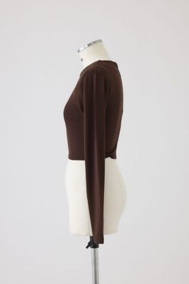 Cropped tight tops（460JSN80－0101