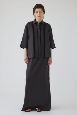 CATORCE シープスキン アシンメトリック ベストジレ　お値下げ Side slit maxi SK（460JSS31－1341