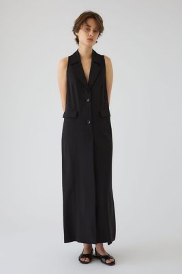 Halter neck tailored dress 