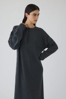 Fabric covered button dress