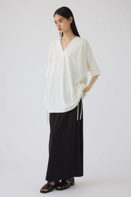 ＜RIM.ARK (Women)＞Ｓｉｄｅ　ｄｒａｗｓｔｒｉｎｇ　ｂｉｇ　Ｔ－ｓｈｉｒｔｓ（４６０ＪＳＳ８０－１１０１）