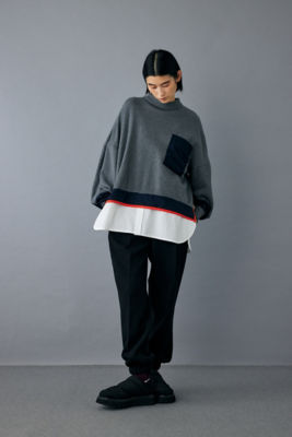 nagonstans combination layered pullover