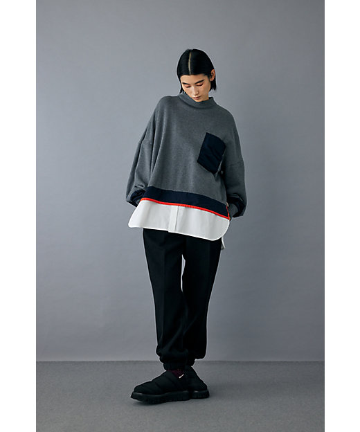 nagonstans combination layered pullover