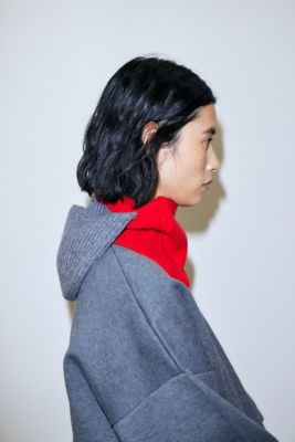 nagonstans バラクラバ　グレー/レッド nagonstans バラクラバグレー/レッド