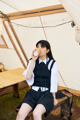 ｃｒｏｐｐｅｄ ｈａｌｆ－ｓｌｅｅｖｅｓ ｓｈｉｒｔ（４７０ＧＡ４３０－０６９０） | nagonstans (Women)/ナゴンスタンス |  三越伊勢丹オンラインストア・通販【公式】