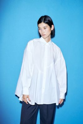 ナゴンスタンス　Tシャツ　パフスリーブ curve－hem shirt（470GA430－0750