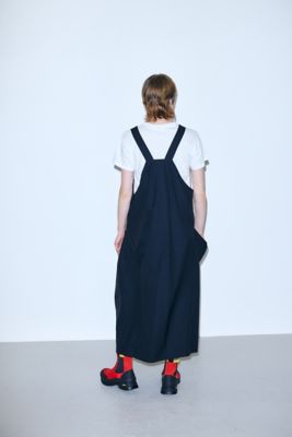 nagonstans square jumper skirt BLU M着丈105 - サロペット ...