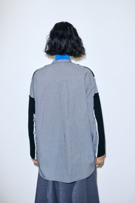 ｋｎｉｔ　ｃｏｍｂｉｎａｔｉｏｎ　ｓｈｉｒｔ（４７０ＧＡ４７０－１１７０）