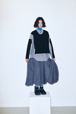 knit combination shirt（470GA470 