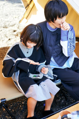未使用級 ナゴンスタンス 23AW knit combination shirt knit combination shirt（470GA470