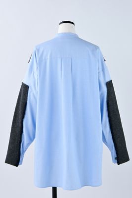 ｋｎｉｔ ｃｏｍｂｉｎａｔｉｏｎ ｓｈｉｒｔ（４７０ＧＡ４７０－１１７０） | nagonstans (Women)/ナゴンスタンス |  三越伊勢丹オンラインストア・通販【公式】