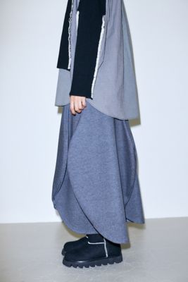 ｒｏｕｎｄｅｄ ｓｋｉｒｔ（４７０ＧＡ５８１－１２２０） | nagonstans (Women)/ナゴンスタンス |  三越伊勢丹オンラインストア・通販【公式】