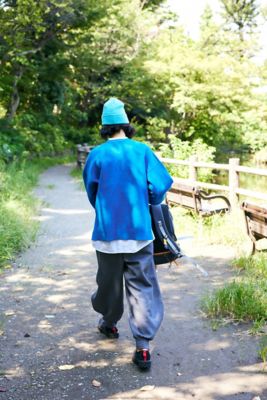ナゴンスタンス nagonstans knit pullover クルーネックニット 470GA870-1130 グレー サイズ：M knit pullover（470GA870－1130
