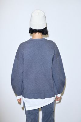 ナゴンスタンス nagonstans knit pullover クルーネックニット 470GA870-1130 グレー サイズ：M knit pullover（470GA870－1130