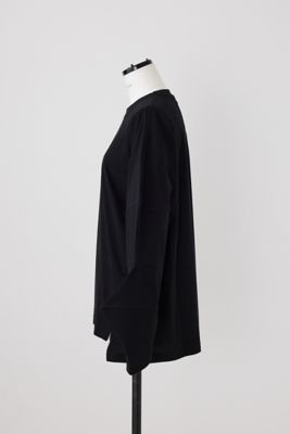 nagonstans(ナゴンスタンス)｜MIX Border Twist Sleeve ロングT