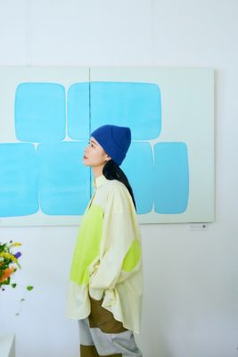 bi－color pocket shirt | nagonstans (Women