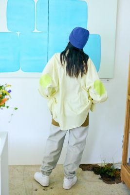 bi－color pocket shirt | nagonstans (Women