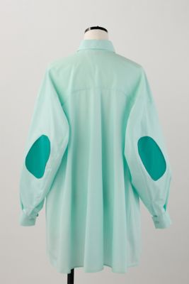 bi－color pocket shirt | nagonstans (Women
