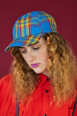 ＜nagonstans (Women)＞ｃｏｌｏｒｆｕｌ　ｃｈｅｃｋ　ｃａｐ（４７０ＨＡ１５６－０７５０）