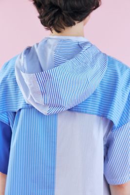 ｓｔｒｉｐｅ　ｍｉｘ　ｈｏｏｄｉｅ　ｓｈｉｒｔ（４７０ＨＡ４３０－０３３０）