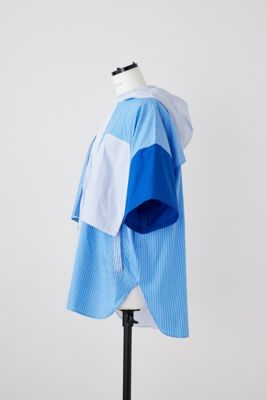 ｓｔｒｉｐｅ　ｍｉｘ　ｈｏｏｄｉｅ　ｓｈｉｒｔ（４７０ＨＡ４３０－０３３０）