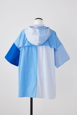 ｓｔｒｉｐｅ　ｍｉｘ　ｈｏｏｄｉｅ　ｓｈｉｒｔ（４７０ＨＡ４３０－０３３０）