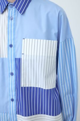 ｓｔｒｉｐｅ　ｍｉｘ　ｓｈｉｒｔ（４７０ＨＡ４３０－０８８０）